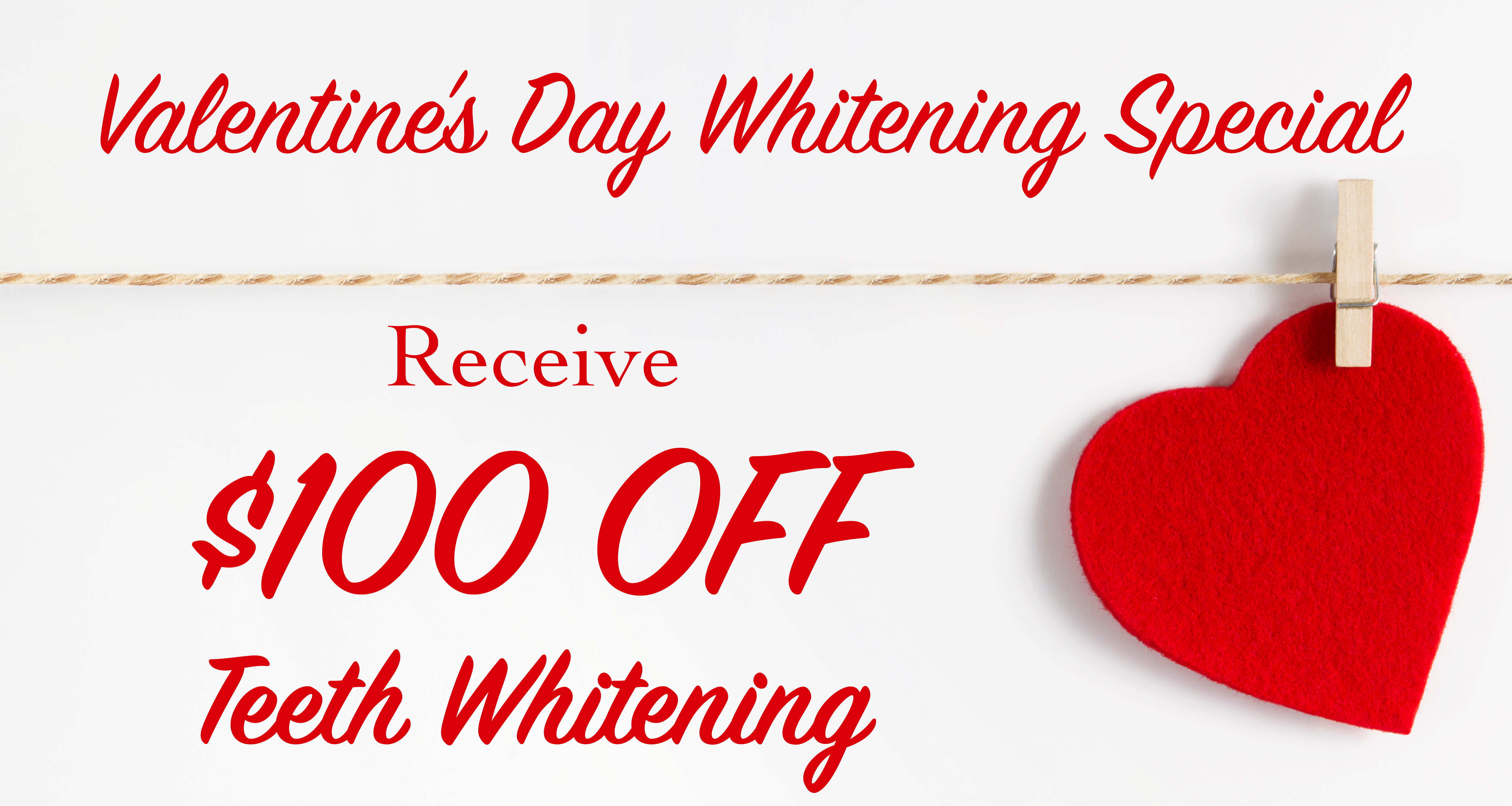 Valentine's Whitening Special